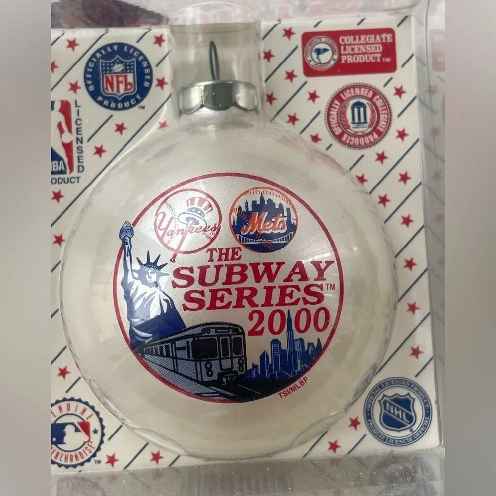 Subway Series 2000 Yankees vs Jets Ornament